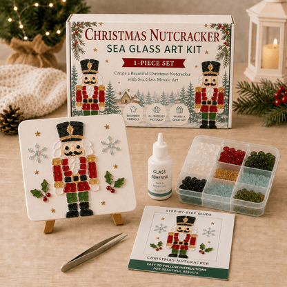 🎅🎄 Create your own magical Christmas sea glass art 🦌✨(🔥🔥🔥50% Off)