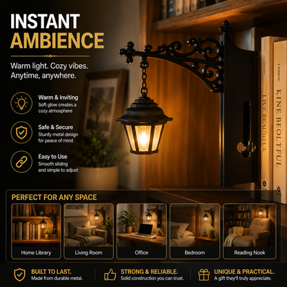 Library Lanterns -Cozy Reading Nook Shelf Decor