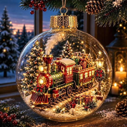 🔥HOT SALE 49% OFF -🎄Glowing Christmas Diorama Ornament🎅
