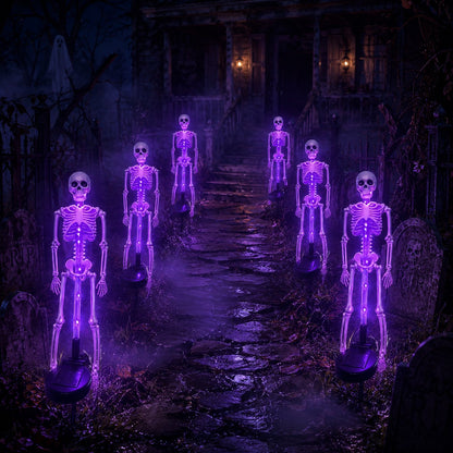 💥LAST DAY 50% OFF🔥💀Solar Skeleton Yard Stake