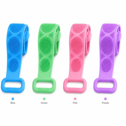 💦Summer Limited-Time 50% OFF 🛁Double-Sided Silicone Back Scrubber- Easily exfoliate dead skin