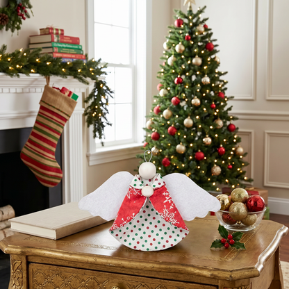 Guardian Angel Christmas Ornaments Template-With Instructions