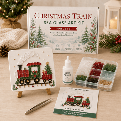 🎅🎄 Create your own magical Christmas sea glass art 🦌✨(🔥🔥🔥50% Off)