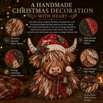 🔥LAST DAY 49% OFF - 🎅Christmas Patchwork Fabric DIY Decor Kit