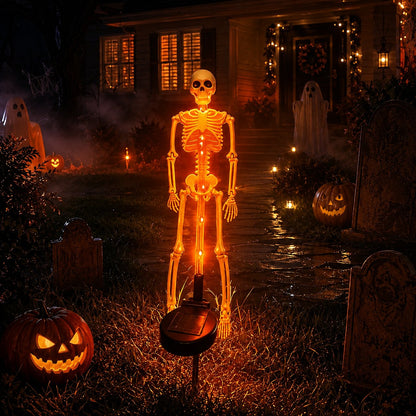 💥LAST DAY 50% OFF🔥💀Solar Skeleton Yard Stake