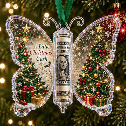 🦋Butterfly Christmas Money Gift Ornament 🎄✨