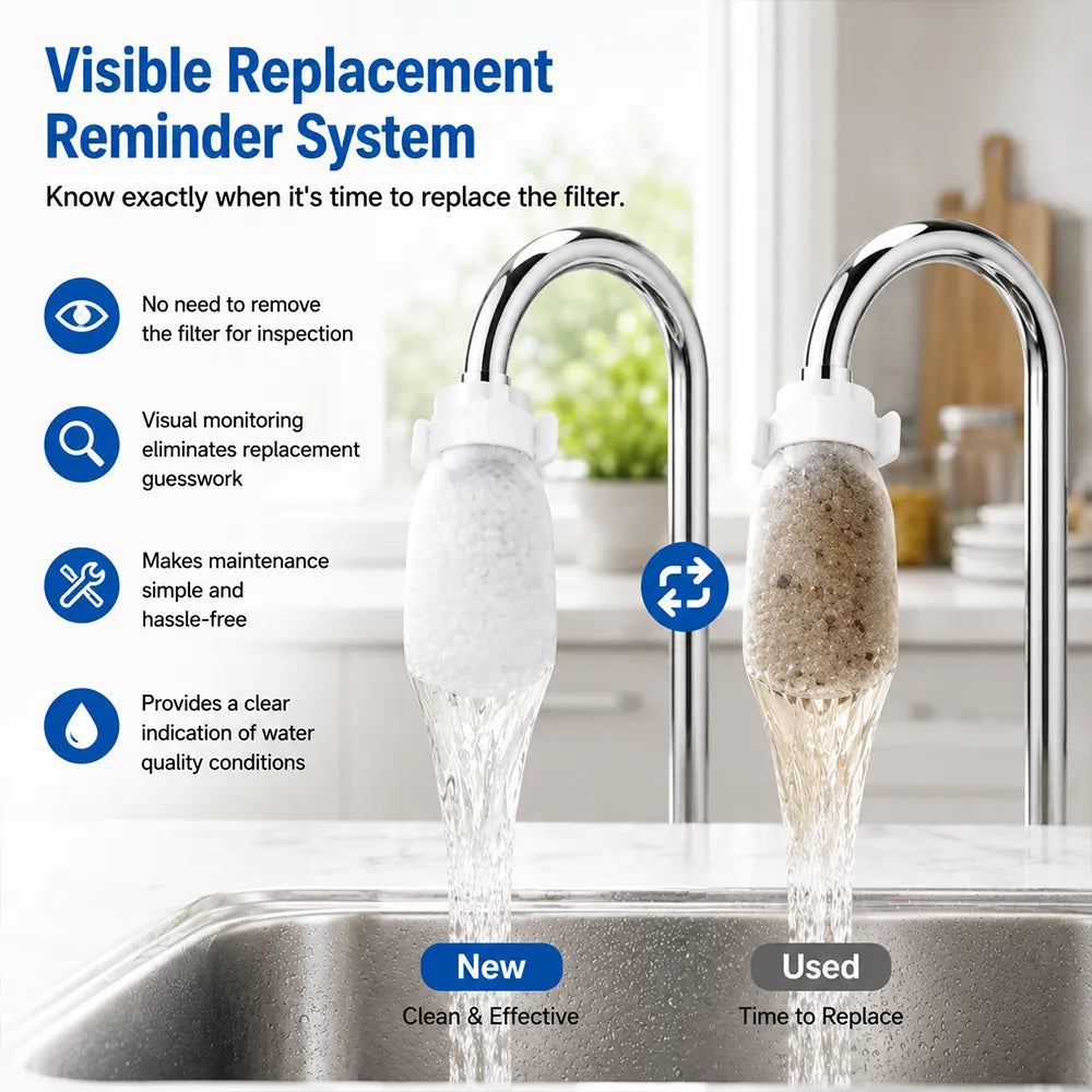 Faucet Filter Cotton Bags- Universal, 100 pcs Splash-Proof Faucet Filter set