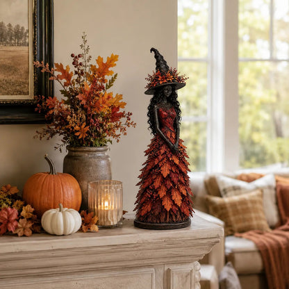 🔥LAST DAY 49% OFF - 🧙‍♀️Enchanted Autumn Witch Figurine (📦Buy 2 Free Shipping)