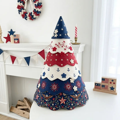 Christmas Quilt Tree Pattern Set(7PCS)-With Instructions