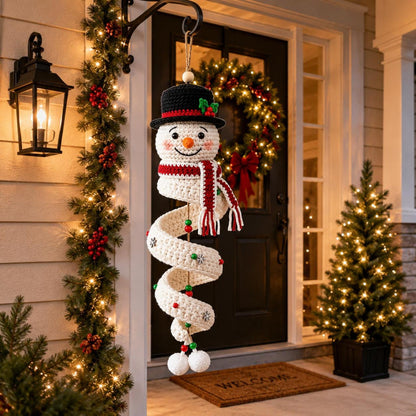🔥Last Day 49% OFF✨Crochet Snowman Spiral Ornament DIY Kit