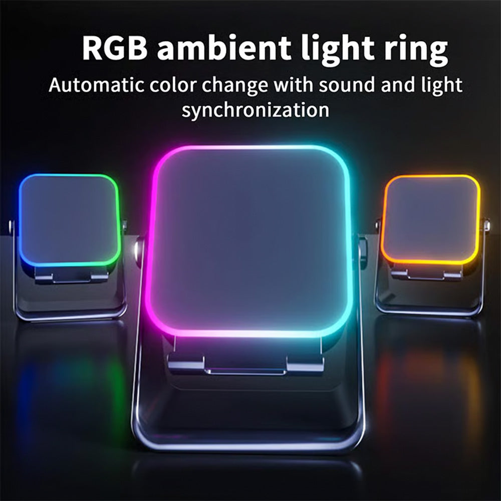 🔥50%OFF🔥 5-in-1 Wireless Speaker - Stereo Sound, RGB Light & Phone Stand