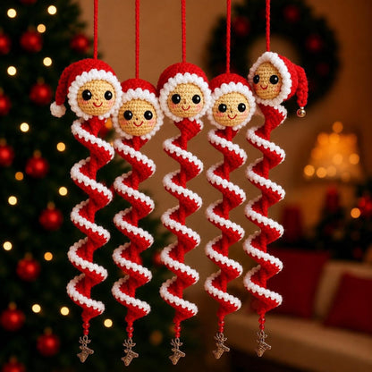 🔥Last Day 49% OFF✨Crochet Snowman Spiral Ornament DIY Kit