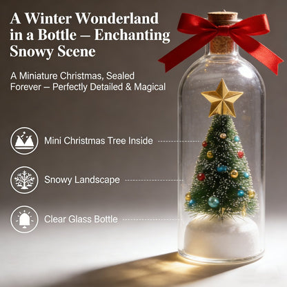 🎅🎄A Christmas Sale -Recordable Christmas Tree Message In A Bottle