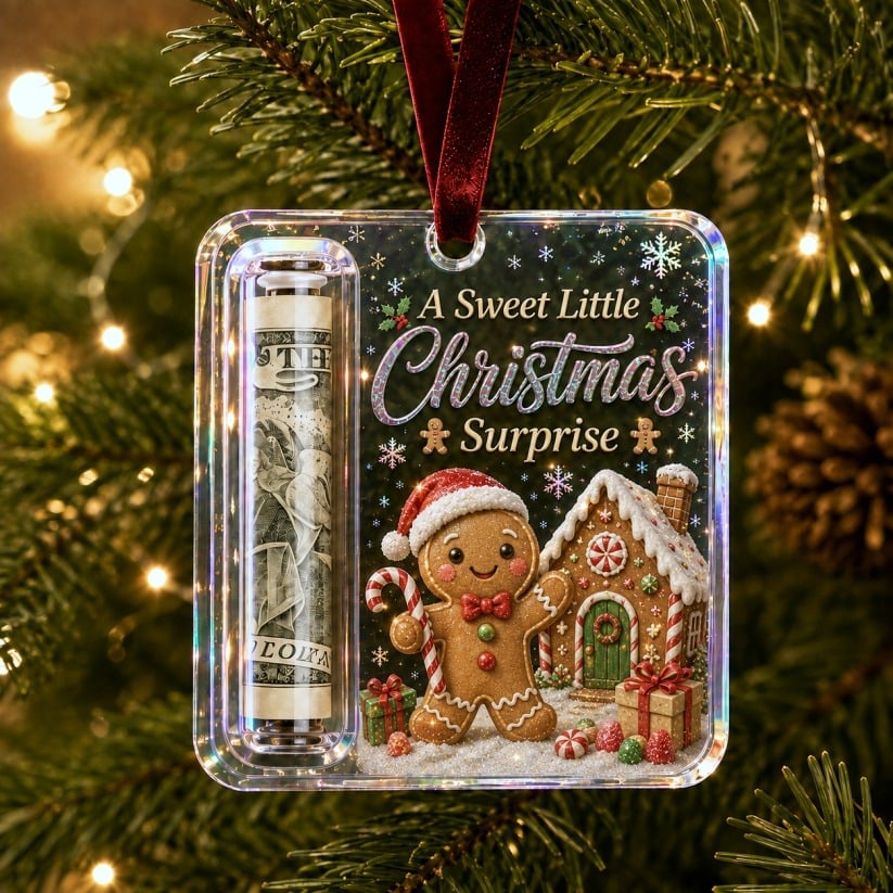 🔥Last Day 49% OFF - ✨🎄Christmas Cash Gift Holder Ornament