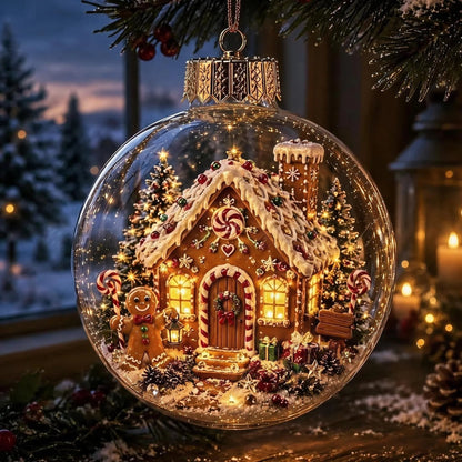 🔥HOT SALE 49% OFF -🎄Glowing Christmas Diorama Ornament🎅