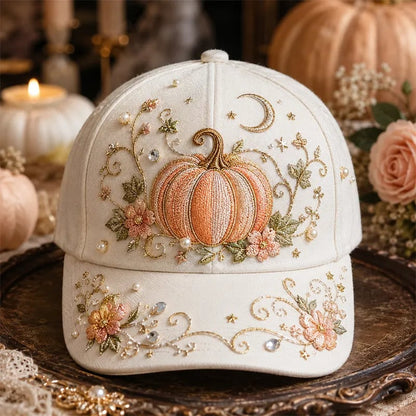 🎃3D Halloween Embroidery Cap I Spooky Cute Adjustable Hat for Fall Outfits, Daily Styling & Halloween Parties