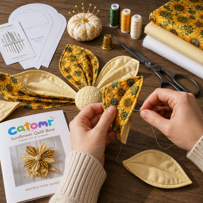 🔥Last Day 50% OFF- Large Patchwork Bow Sewing Kit💕