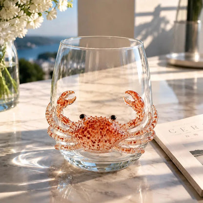 Last Day Promotion: The Perfect Beach House Gift 3d Ocean Animal Artisan Glassware