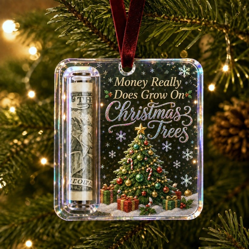 🔥Last Day 49% OFF - ✨🎄Christmas Cash Gift Holder Ornament