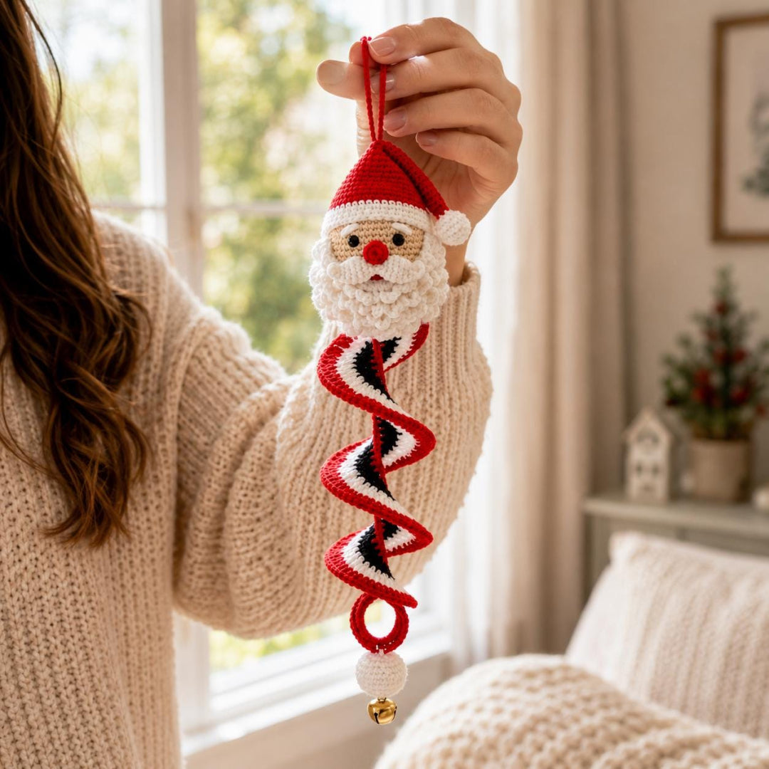 🔥Last Day 49% OFF✨Crochet Snowman Spiral Ornament DIY Kit