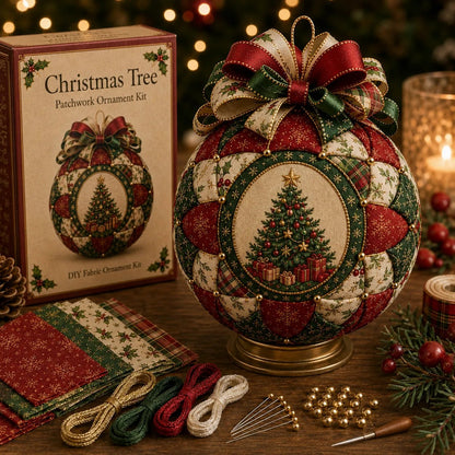 💥LAST DAY 49% OFF - 🎄Christmas Classics Patchwork Ornament DIY Kit