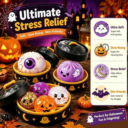 🔥LAST DAY 49% OFF🎃💜Halloween Dumpling Squeeze Squishy Toy