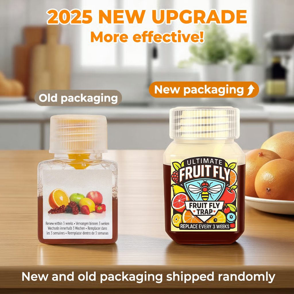 🔥LAST DAY 49% OFF - Ultra-Strong Fruit Fly Trap - User Friendly (Up to 3 Weeks per Bottle)