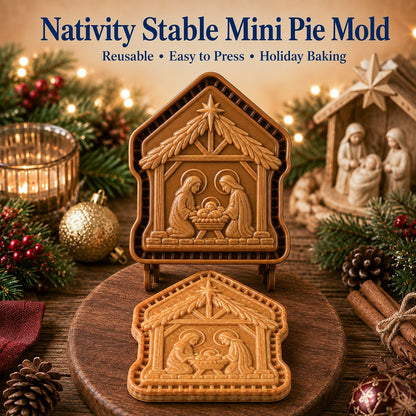 ✝️Faith & Nativity Christmas Mini Pie Mold Collection🥧✨