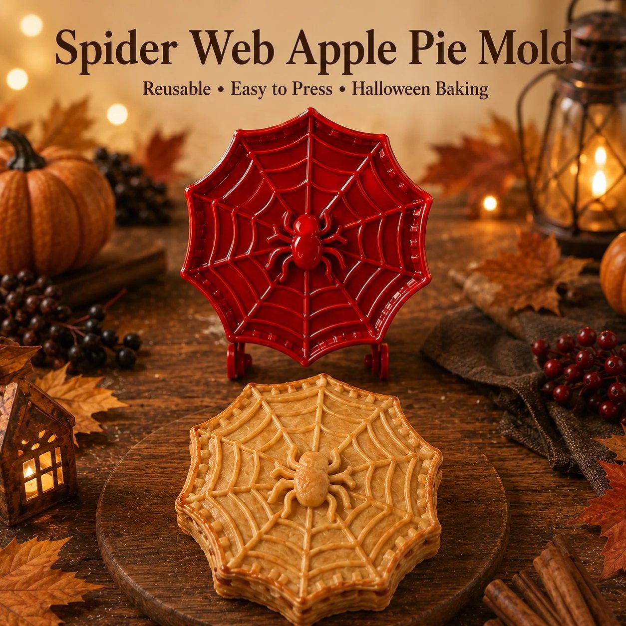 🎃 8-Piece Halloween Mini Hand Pie Mold Set