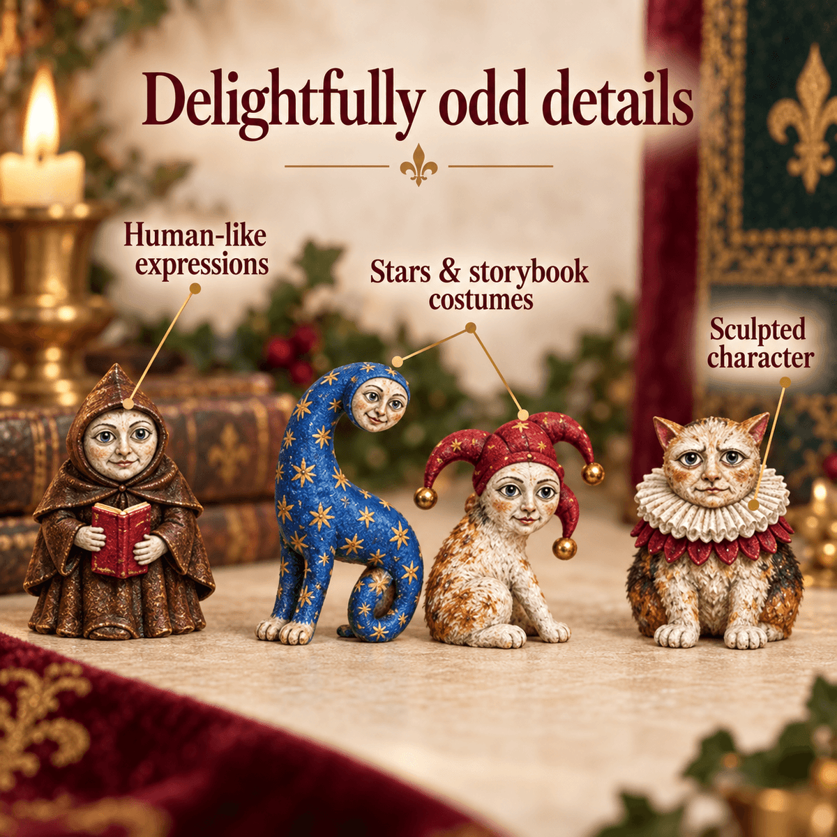 🐈🏰 24 Days of Ugly Medieval Cats – Hilariously Weird Cat Advent Calendar 2026