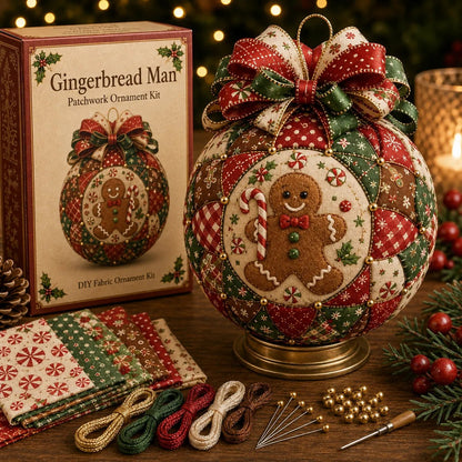 💥LAST DAY 49% OFF - 🎄Christmas Classics Patchwork Ornament DIY Kit