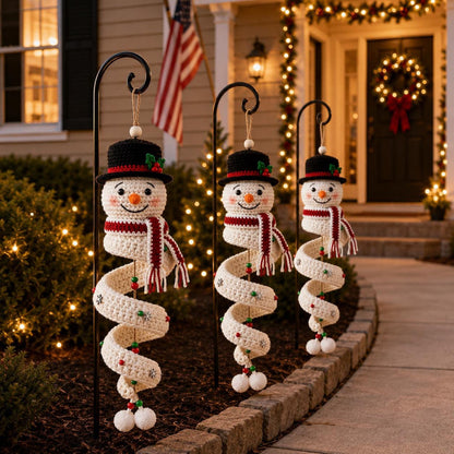 🔥Last Day 49% OFF✨Crochet Snowman Spiral Ornament DIY Kit