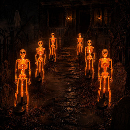 💥LAST DAY 50% OFF🔥💀Solar Skeleton Yard Stake