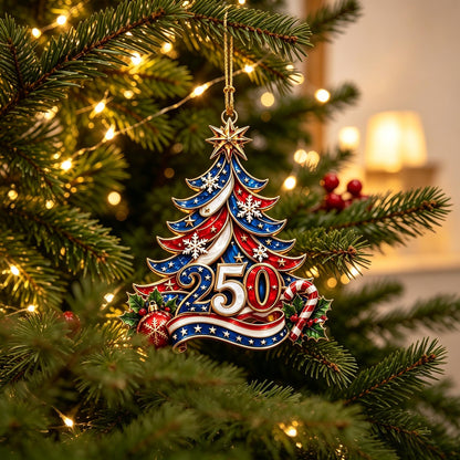 🎉Last Day 50% OFF🌲USA 250th Anniversary Christmas Ornament