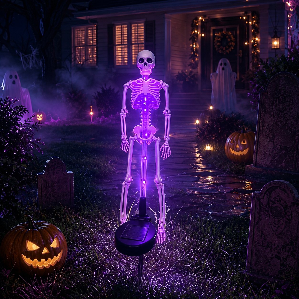 💥LAST DAY 50% OFF🔥💀Solar Skeleton Yard Stake