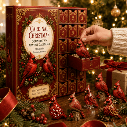 Last 50 pcs ⏰ High- quality model ✨ Cardinal Christmas 24-Day Countdown Calendar - Limited Anniversary Edition