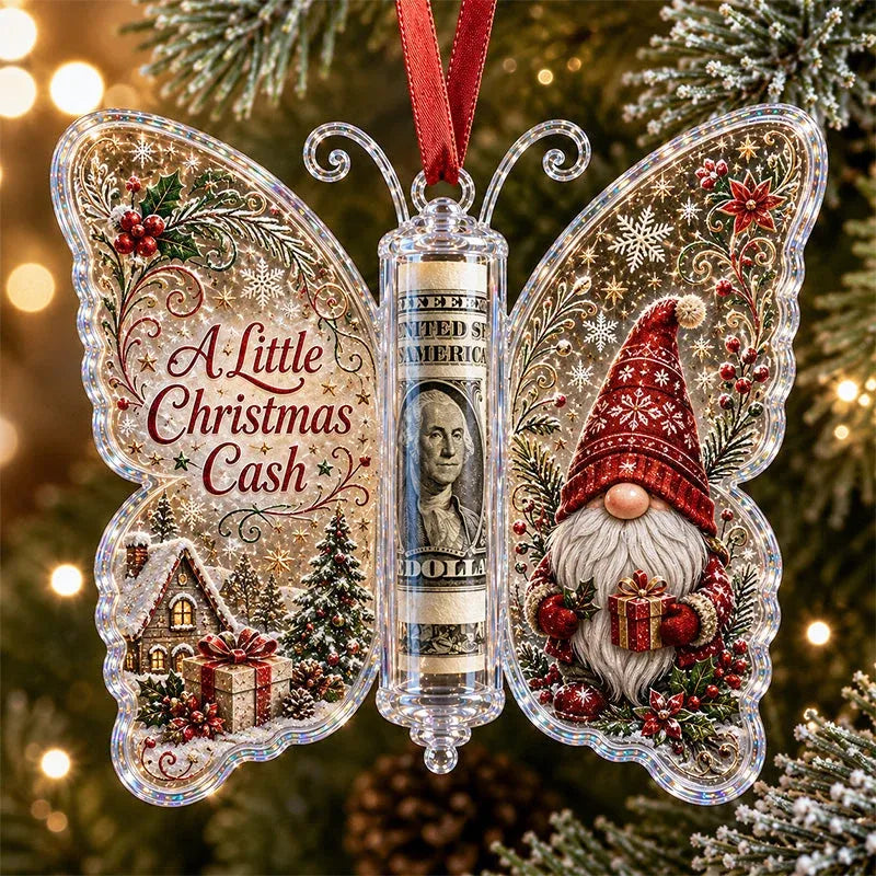 🦋Butterfly Christmas Money Gift Ornament 🎄✨
