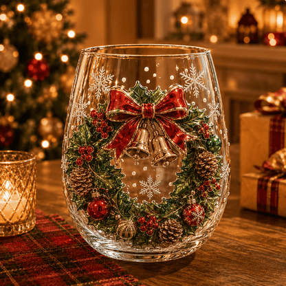 💥 Last Day 49% OFF – 🔥🎁Magical Christmas Glass Cup Gift Collection✨