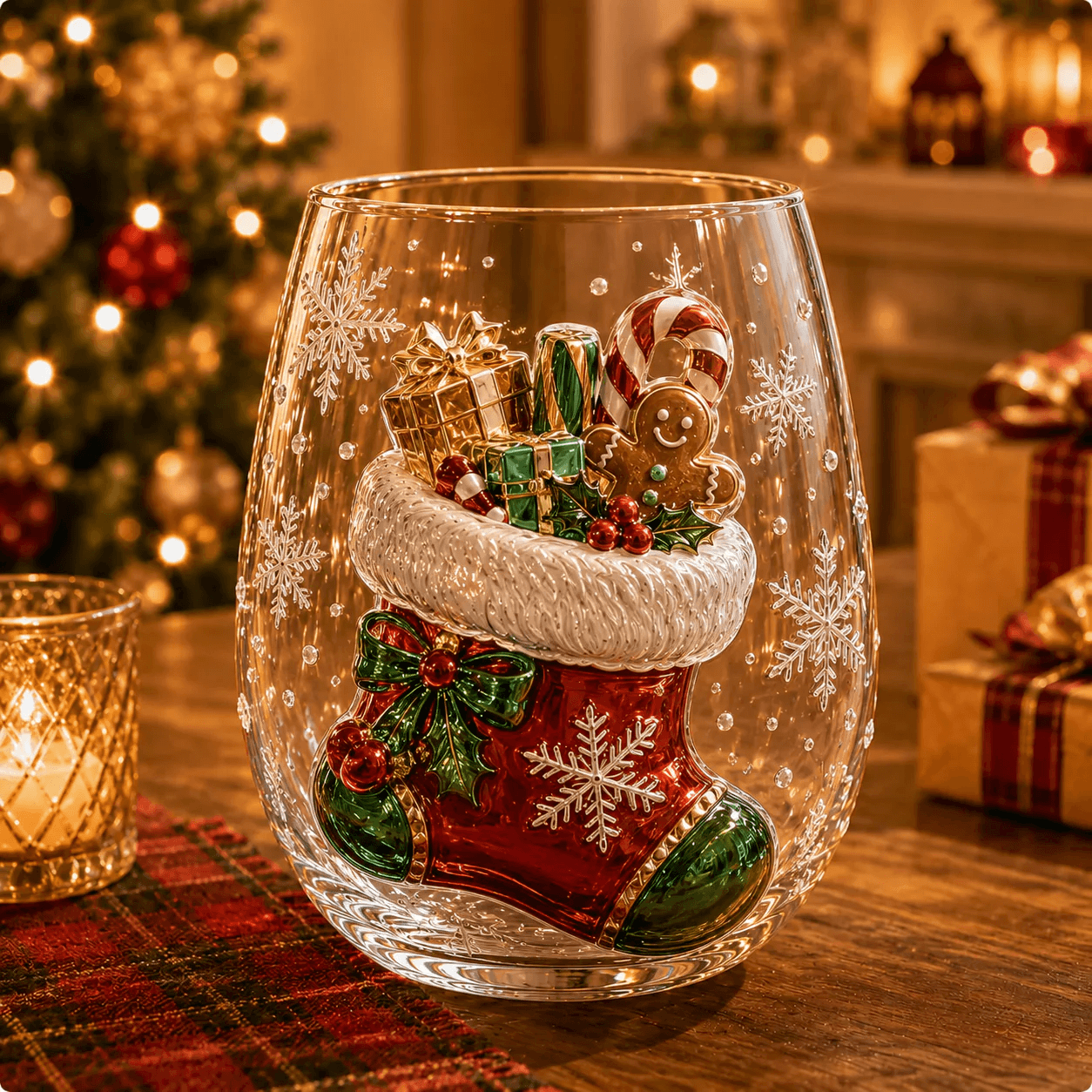 💥 Last Day 49% OFF – 🔥🎁Magical Christmas Glass Cup Gift Collection✨