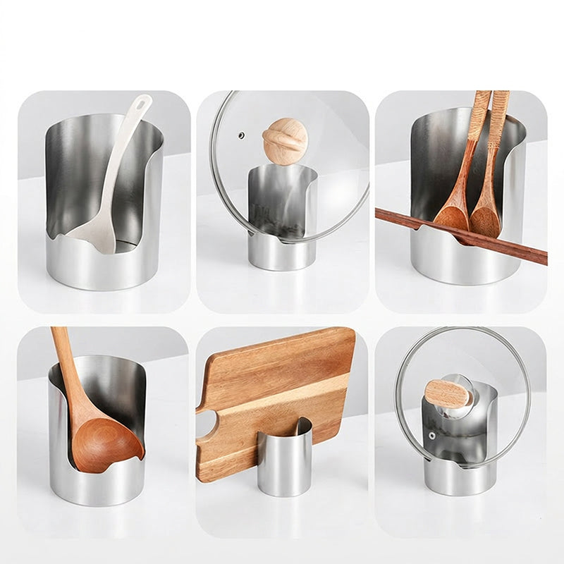 🔥50%OFF🍳 Multifunctional Kitchen Utensil Organizer I Heavy-Duty Stainless Steel for Sturdiness · Space-Saving Vertical Design · Easy to Clean and Oil-Resistant