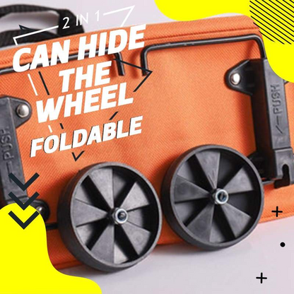 🔥HOT SALE 50% OFF - 🛍️Foldable 2-in-1 Shopping Bag