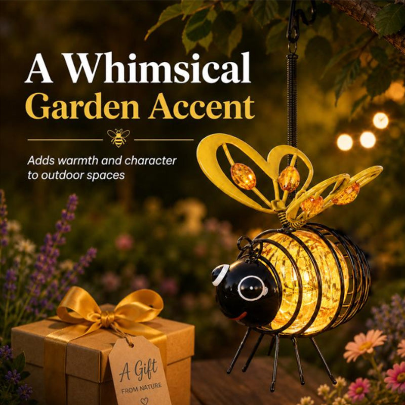 🐝💡Solar Powered HangingBee Garden Light