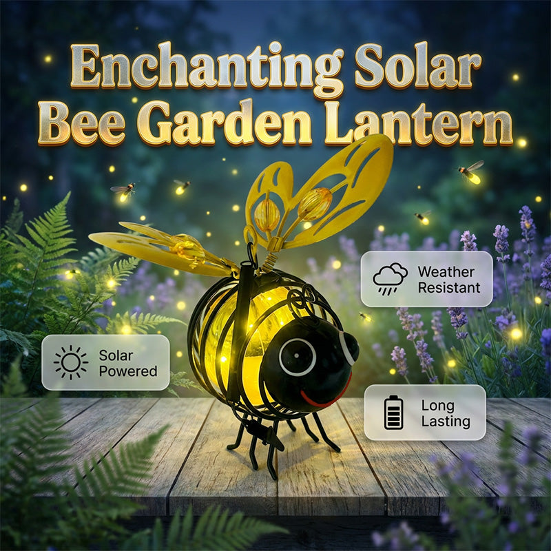 🐝💡Solar Powered HangingBee Garden Light