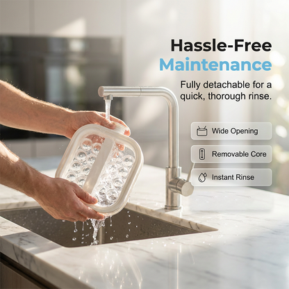 Portable Silicone Ice BallMaker BottleFreeze,Store & Release Perfect IceBalls with Ease