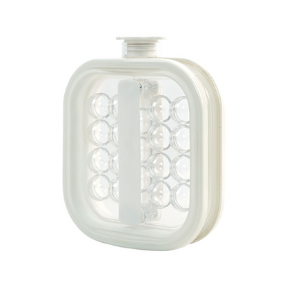 Portable Silicone Ice BallMaker BottleFreeze,Store & Release Perfect IceBalls with Ease