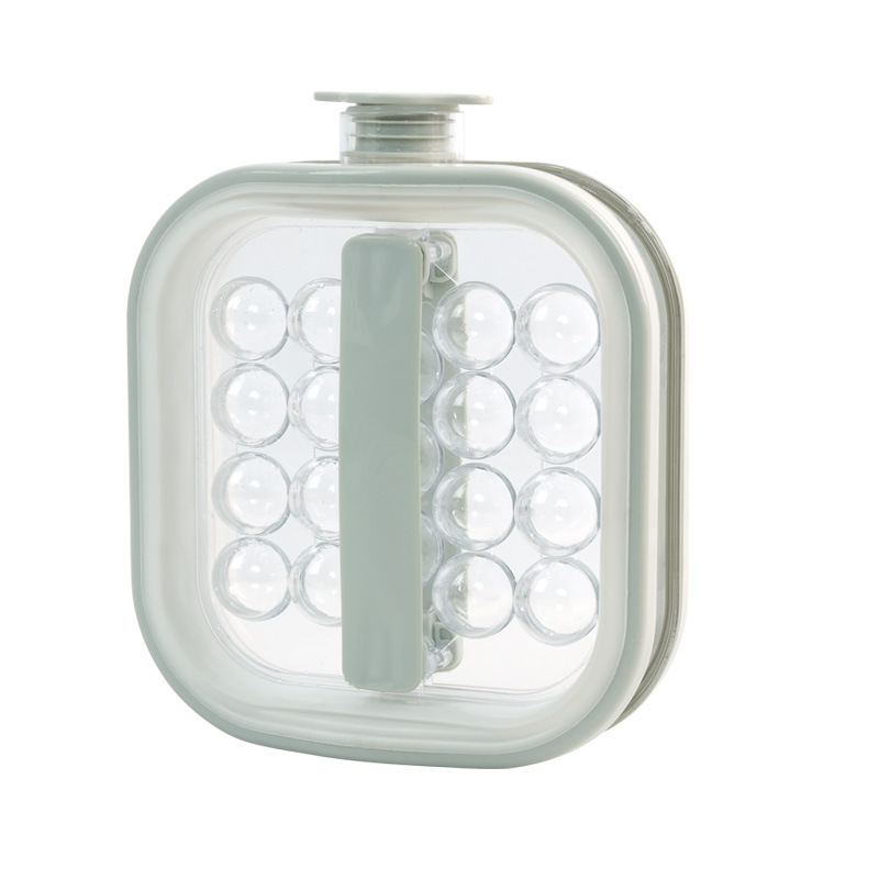 Portable Silicone Ice BallMaker BottleFreeze,Store & Release Perfect IceBalls with Ease