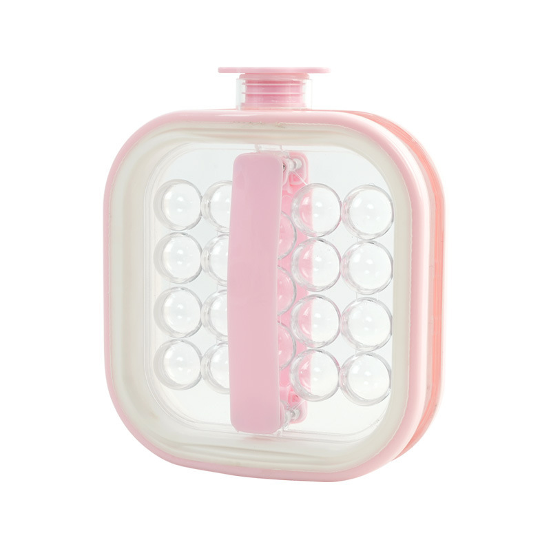 Portable Silicone Ice BallMaker BottleFreeze,Store & Release Perfect IceBalls with Ease