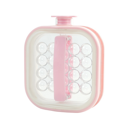 Portable Silicone Ice BallMaker BottleFreeze,Store & Release Perfect IceBalls with Ease